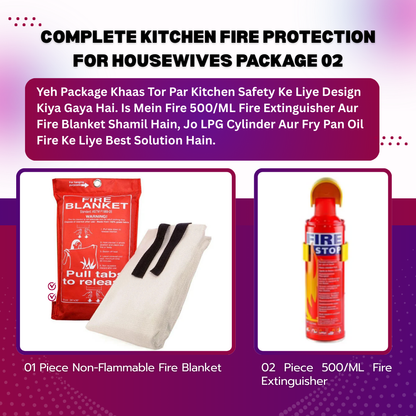 🚨 Complete Kitchen Fire Protection For HouseWives– All-in-One Home Fire Protection Package 2