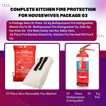 🚨 Complete Kitchen Fire Protection For HouseWives– All-in-One Home Fire Protection Package 3