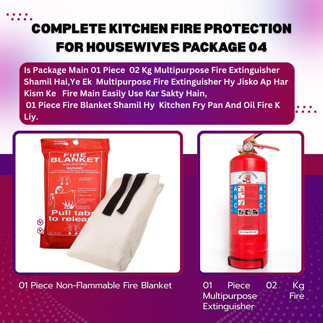 🚨 Complete Kitchen Fire Protection For HouseWives– All-in-One Home Fire Protection Package 4