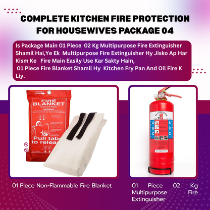 🚨 Complete Kitchen Fire Protection For HouseWives– All-in-One Home Fire Protection Package 4